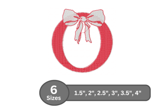 Cherry Knot Alphabet - O: Sweatshirt Design Review