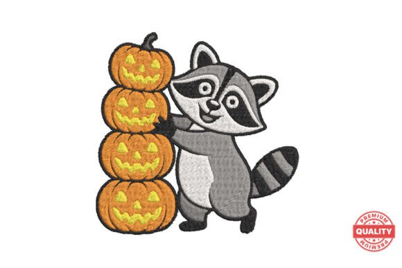 Cute Raccoon with Pumpkins: A Merch Review