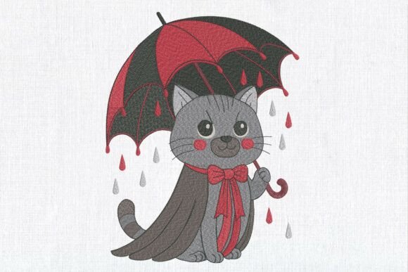 Halloween Funny Cat with Umbrella: Sweatshirt Review