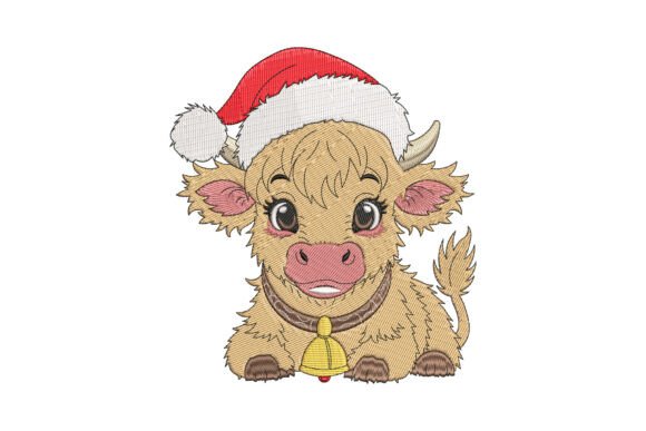 Highland Cow Christmas: A Cozy Embroidery Review