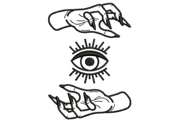 Mystical Hands & Eye Embroidery Design Review