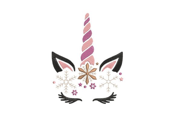Snow Unicorn Face: A Winter Embroidery Review
