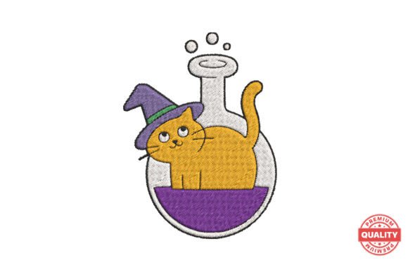 Witch Cat in Potion Bottle: A Stitcher’s Review